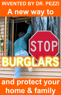 Besides stealing your stuff, burglars injure many people every year, sending them to the emergency room, or to their graves.